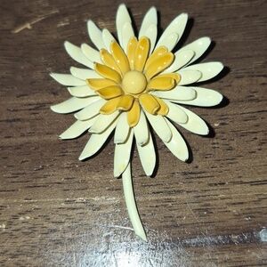 Corocraft Vintage Flower Brooch